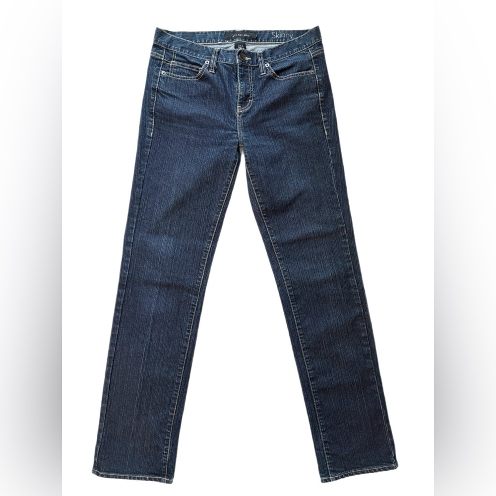Calvin Klein Jeans Women’s Skinny/Straight Stretch Dark Wash Size 8